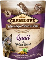 Dog Food Carnilove Pouch Quail with Yellow Carrot 300 g 1