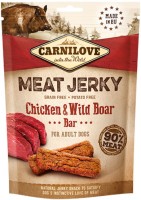 Dog Food Carnilove Meat Jerky Chicken Wild Boar Bar 100 g 