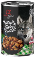 Photos - Dog Food Alpha Spirit Meat Balls with Turkey/Coriander 0.4 kg 1