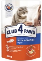 Photos - Cat Food Club 4 Paws Adult Cod Fish in Jelly 