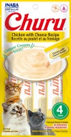 Photos - Cat Food INABA Churu Chicken/Cheese 56 g 