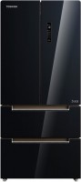 Photos - Fridge Toshiba GR-RF692WE-PGJ black