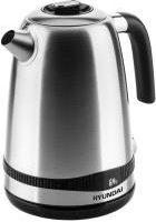 Photos - Electric Kettle Hyundai VK 770 2200 W 1.7 L  stainless steel