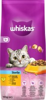 Photos - Cat Food Whiskas Sterilized Chicken  14 kg