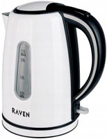 Photos - Electric Kettle RAVEN EC 016 2150 W 1.7 L  white