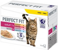 Cat Food Perfect Fit Adult 1+ Mix Pouch  12 pcs