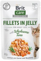 Photos - Cat Food Brit Care Fillets in Jelly with Wholesome Tuna 85 g 