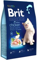 Photos - Cat Food Brit Premium Kitten Chicken  10 kg