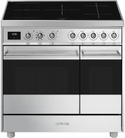 Photos - Cooker Smeg Classica B95IMX9 stainless steel