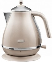 Photos - Electric Kettle De'Longhi Icona Metallics KBOT 2001.BG beige