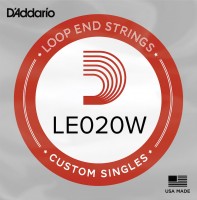 Photos - Strings DAddario Nickel Wound Loop End Single Strings 020 