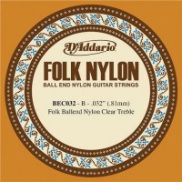 Photos - Strings DAddario Folk Nylon Ball End Single 032 