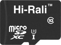 Photos - Memory Card Hi-Rali microSD class 10 UHS-I U3 + SD adapter 256 GB