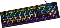 Photos - Keyboard Esperanza Multimedia Led Illuminated Rainbow Mechanical Gaming USB Keyboard Vortex 