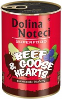 Photos - Dog Food Dolina Noteci Superfood Beef/Goose Hearts 1