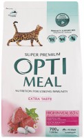 Photos - Cat Food Optimeal Extra Taste Veal  700 g