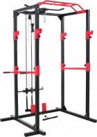 Weight Bench BodyTrain Professional Power Rack with Cable System 
