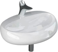 Bathroom Sink Rak Ceramics Cloud 55 CLOWB5501AWHA 550 mm