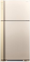 Photos - Fridge Hitachi R-V611PRU0 BEG beige