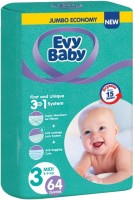 Photos - Nappies Evy Baby Diapers 3 / 64 pcs 