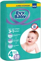 Photos - Nappies Evy Baby Diapers 4 / 58 pcs 