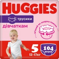 Photos - Nappies Huggies Pants Girl 5 / 104 pcs 