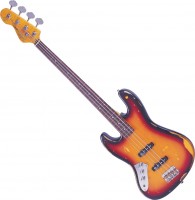 Photos - Guitar Vintage V74 Icon Left-Handed Fretless Bass 