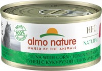 Photos - Cat Food Almo Nature HFC Natural Tuna/Corn  70 g 6 pcs