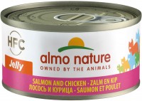 Cat Food Almo Nature HFC Jelly Salmon/Chicken  6 pcs