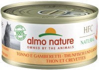 Photos - Cat Food Almo Nature HFC Natural Tuna/Shrimps  70 g 12 pcs