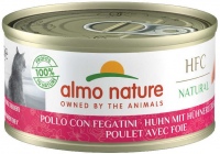 Cat Food Almo Nature HFC Natural Chicken/Liver  6 pcs