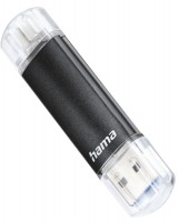 Photos - USB Flash Drive Hama Laeta Twin USB 3.0 32Gb 