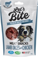 Photos - Dog Food Brit Lets Bite Meat Snacks Lamb Dices with Chicken 80 g 