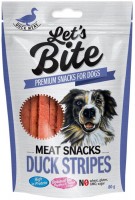 Photos - Dog Food Brit Lets Bite Meat Snacks Duck Stripes 80 g 