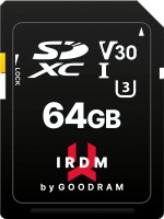 Photos - Memory Card GOODRAM SDXC IRDM S3A0 V30 UHS I U3 64 GB
