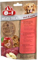 Photos - Dog Food 8in1 Meaty Treats Duck/Apple 50 g 