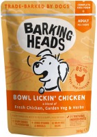 Dog Food Barking Heads Bowl Lickin Chicken Pouch 10