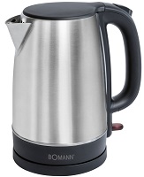 Photos - Electric Kettle Bomann WKS 6043 CB 2200 W 1.7 L  stainless steel