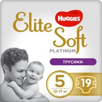 Photos - Nappies Huggies Elite Soft Platinum 5 / 19 pcs 