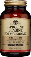 Photos - Amino Acid SOLGAR L-Proline/L-Lysine 500/500 mg 90 tab 