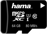 Memory Card Hama microSD Class 10 UHS-I 64 GB