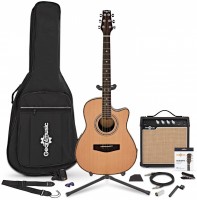 Acoustic Guitar Gear4music Roundback Electro Acoustic Guitar Complete Pack 