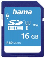 Memory Card Hama SD Class 10 UHS-I 16 GB