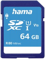 Photos - Memory Card Hama SD Class 10 UHS-I 64 GB