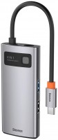 Card Reader / USB Hub BASEUS Metal Gleam Series 4-in-1 Multifunctional Type-C Hub 