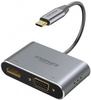 Photos - Card Reader / USB Hub Promate MediaHub-C2 