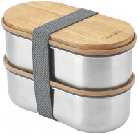 Food Container Black & Blum Steel Bento Box 