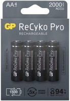Photos - Battery GP ReCyko Pro 4xAA 2000 mAh 