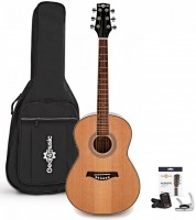 Acoustic Guitar Gear4music Student Travel Electro-Acoustic Guitar Accessory Pack 