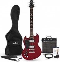 Guitar Gear4music Brooklyn Left Handed Electric Guitar 15W Amp Pack 
